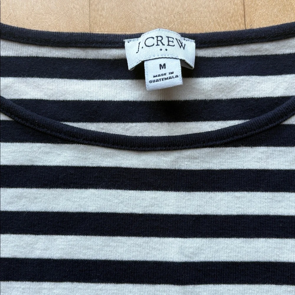 J. Crew Navy and White Striped Tank Top - Picture 2 of 4